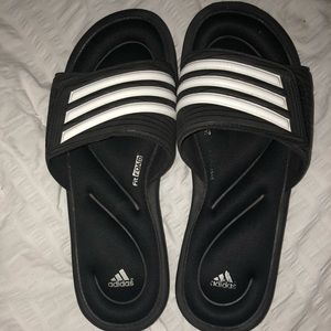 adidas slides!!